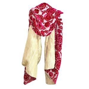 Lindsay Moremen Designer Rose Gold Wrap Shawl Scarf